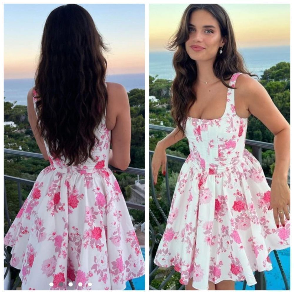 Floral Printed Cami Dress by Jardinvue medium size with tags